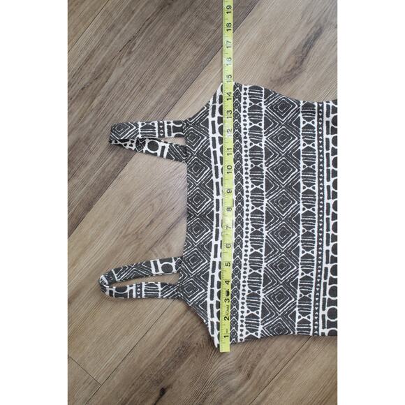 Brandy Melville Black White Tribal Print Bodycon Mini Dress Women’s One Size - Picture 9 of 9